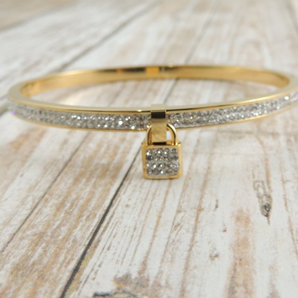 Lock Charm Bangle - Picture 7 of 13